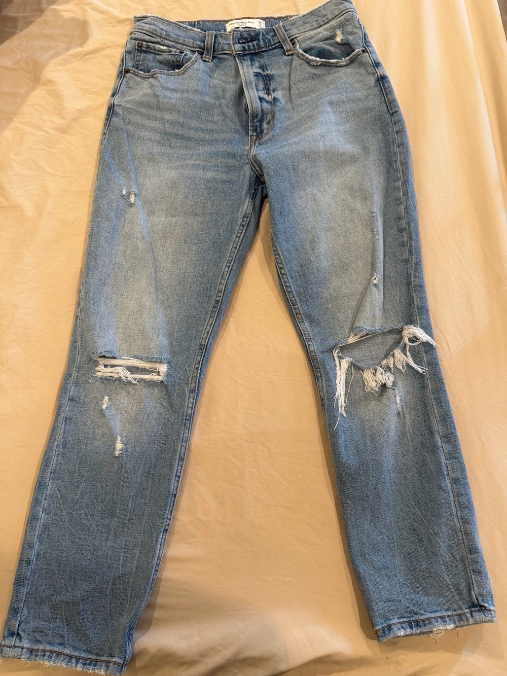 Abercrombie & Fitch Light Blue Skinny High-Rise Jeans